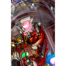 Playfield detail of the Teenage Mutant Ninja Turtles pinball machine.