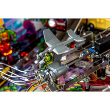 Playfield detail of the Teenage Mutant Ninja Turtles pinball machine.
