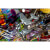 Playfield detail of the Teenage Mutant Ninja Turtles pinball machine.