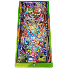 Playfield of the Teenage Mutant Ninja Turtles pinball machine.
