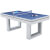 The Amalfi II with table tennis tops set up.