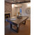 The Amalfi II in Driftwood with top.