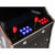 The joysticks and illuminated buttons.