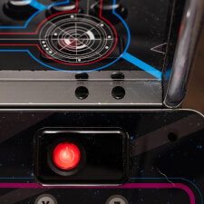 The power button on the ALU