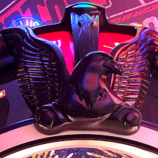 Rock-Ola Harley Davidson Flames Music Centre Jukebox Top Wood Eagle