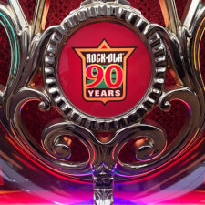 Rock-Ola Bubbler 90th anniversary Edition CD Jukebox Emblem