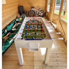 FAS Florence Football Table in White Finish..