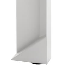 The adjustable foot on the Cubista.