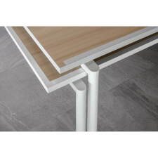 The Spider table stacked.