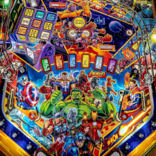The Avengers Infinity Quest Pinball Machine Graphics.