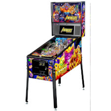 The Avengers Infinity Quest Premium Pinball Machine Cabinet Side.