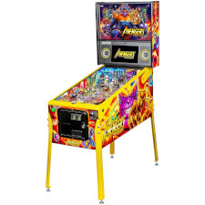 The Avengers Infinity Quest LE Pinball Machine Cabinet Side.