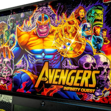 The Avengers Infinity Quest LE Pinball Machine Features.
