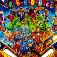 The Avengers Infinity Quest LE Pinball Machine Graphics.