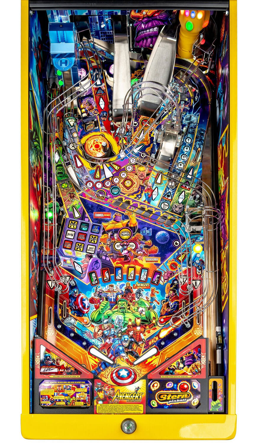 The Avengers (Galaxy Edition) - Pinball Cabinet Decals - Retro Refurbs