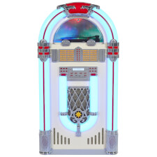 The 128V in Cream with blue light display showing.