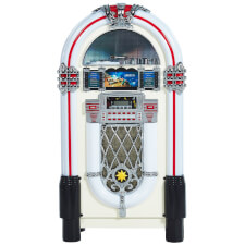 Pureline 105 Retro White Jukebox