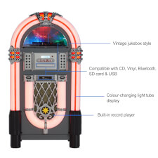 Pureline 105V Retro Jukebox features.