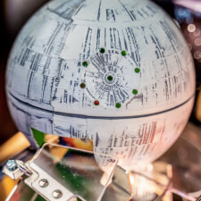 The Stern Star Wars Comic Art Pin Pinball Machine Playfield.