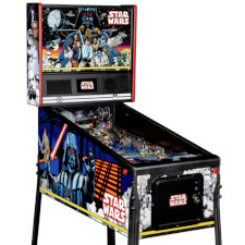 The Stern Star Wars Comic Art Pin Pinball Machine Side.