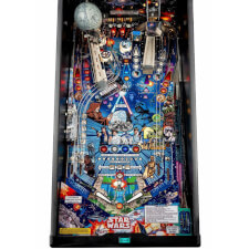 The Stern Star Wars Comic Art Pin Pinball Playfield.