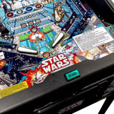 The Stern Star Wars Comic Art Pin Pinball Machine Playfield Bottom.