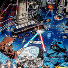 The Stern Star Wars Comic Art Pin Pinball Machine Artwork.