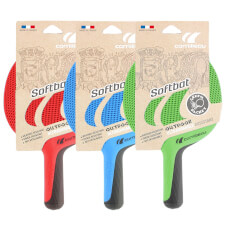 The Cornilleau Softbat in 3 colours.