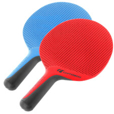 The Cornilleau Softbat in red and blue.