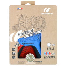 The Cornilleau Softbat Quattro package back..