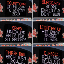 The Skee-ball home arcade top.