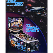 Star Trek TNG Pinball Flyer