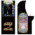The Galaga Arcade machine front and side.