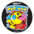 The design on the Pac-Man stool pad.