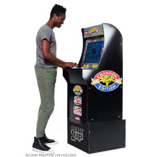 The Arcade1Up riser in use.