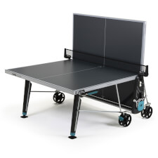 The Cornilleau 400X table tennis half open.