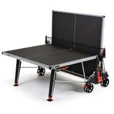 The Cornilleau 500X table tennis half open.