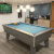 The Blackball pool table in silver oak.