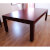 The Black Imperio pool table with top in a room.