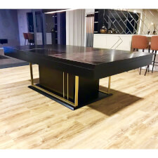 The London Slate Bed pool table with top.