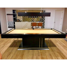 The London Slate Bed pool table front.