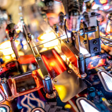 The Mandalorian Pro pinball machine ramps.
