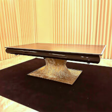 The Volcano Slate Bed pool table with top.