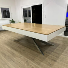 The Spider Slate Bed pool table with top.