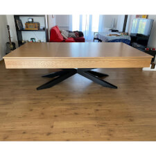 The Spider Slate Bed pool table with top.