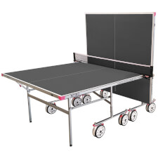 The Butterfly Garden Rollaway 40 table tennis half closed.