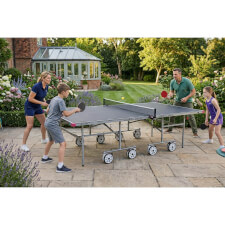 The Butterfly Garden Rollaway 40 table tennis table gameplay.