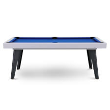 Pureline California Outdoor/Indoor pool table side in White.