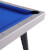 The corner of the California table in Stone finish..