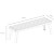 The Pureline California bench dimensions.